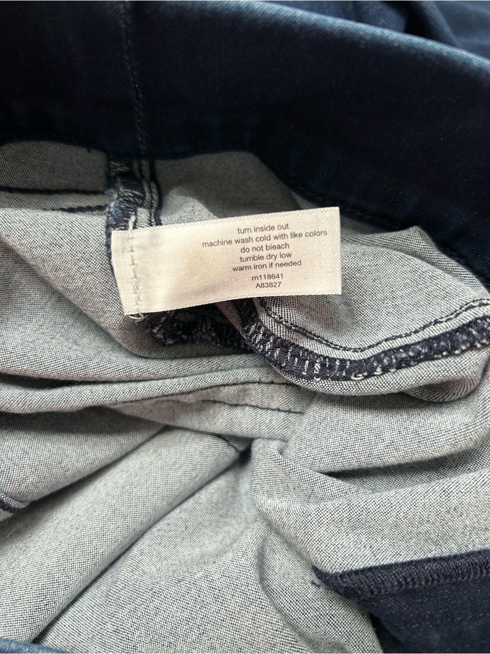 LANE BRYANT PULL ON PEDAL HIGH RISE JEANS, DARK WASH, WOMEN’S PLUS SIZE 18, NWT - Picture 7 of 9